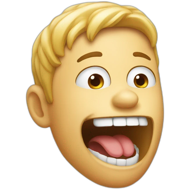 finger going across jaw line mewing emoji