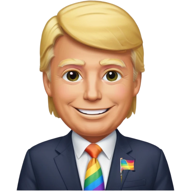 Trump homosexuel emoji