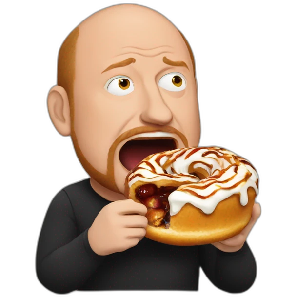 louis ck eating a cinnabon emoji