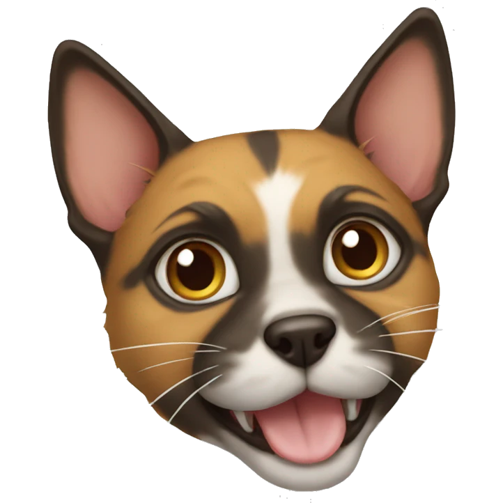 cat dog emoji