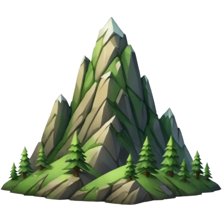 mountain green  emoji