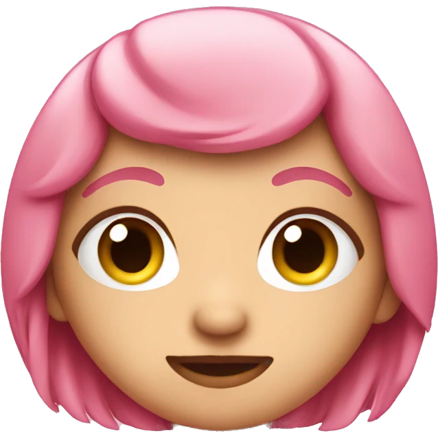 cute pink emoji