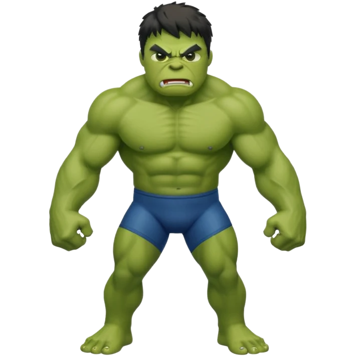 Hulk wrestling  emoji