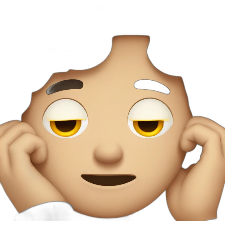 tired guy emoji