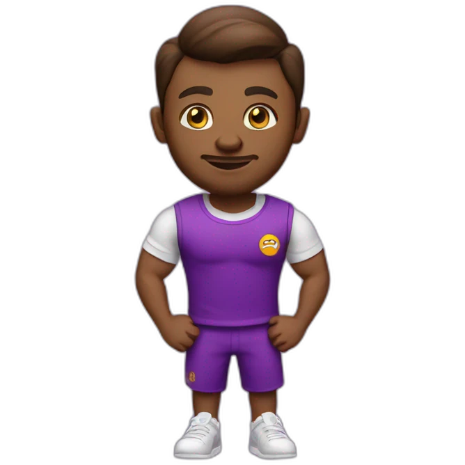 Planet fitness worker  emoji