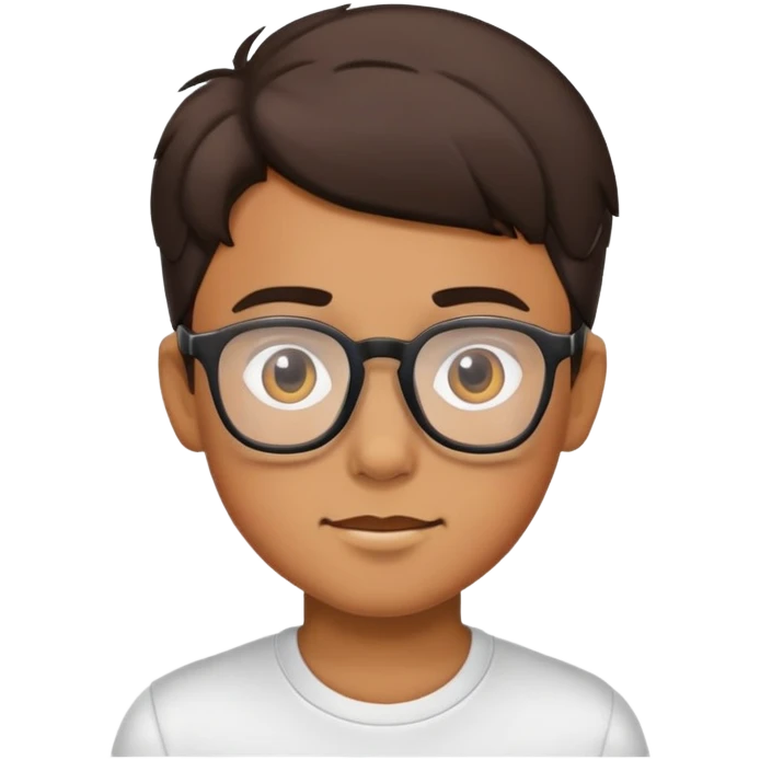 Sexy boy with glasses  emoji