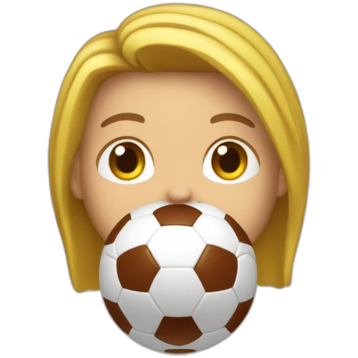 Futbolista pateando balon emoji