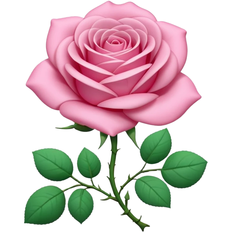 A 3D cartoon rose-pink women’s top with short sleeves, soft fabric texture, gentle lighting, isolated on plain background.negative: rose flower. emoji