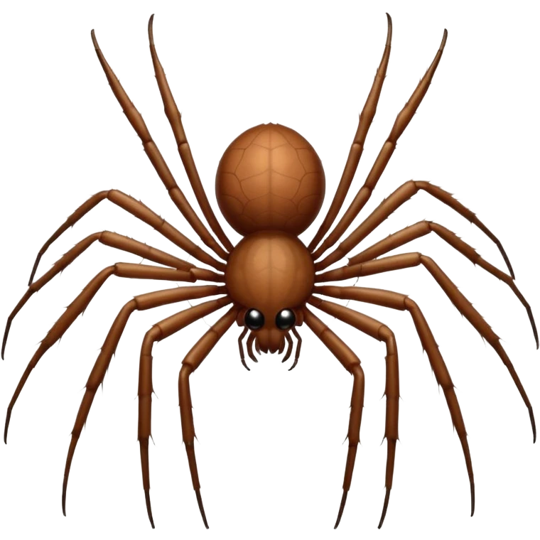 domestic house spider emoji, simple and round emoji