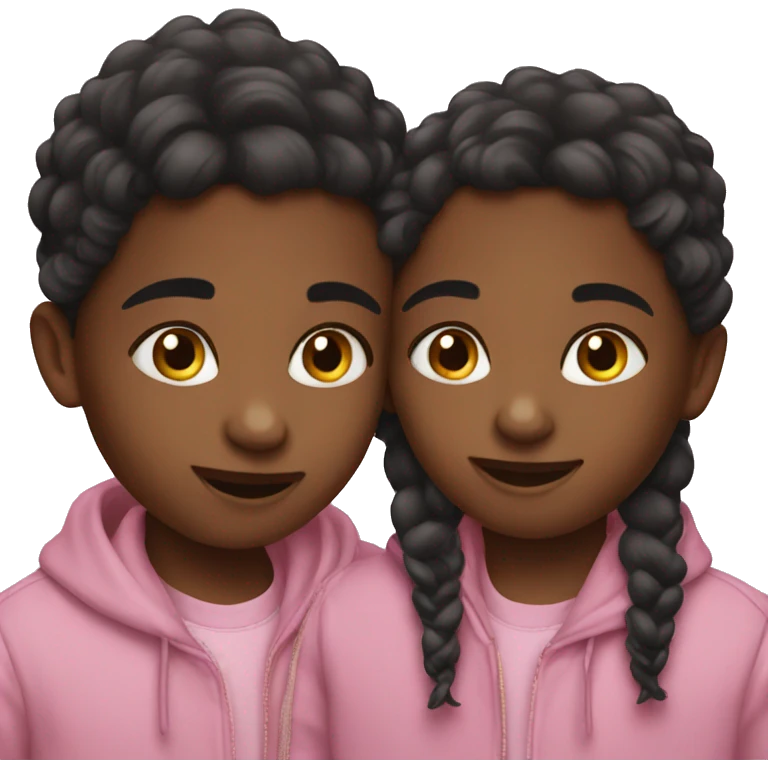 Kid twins emoji