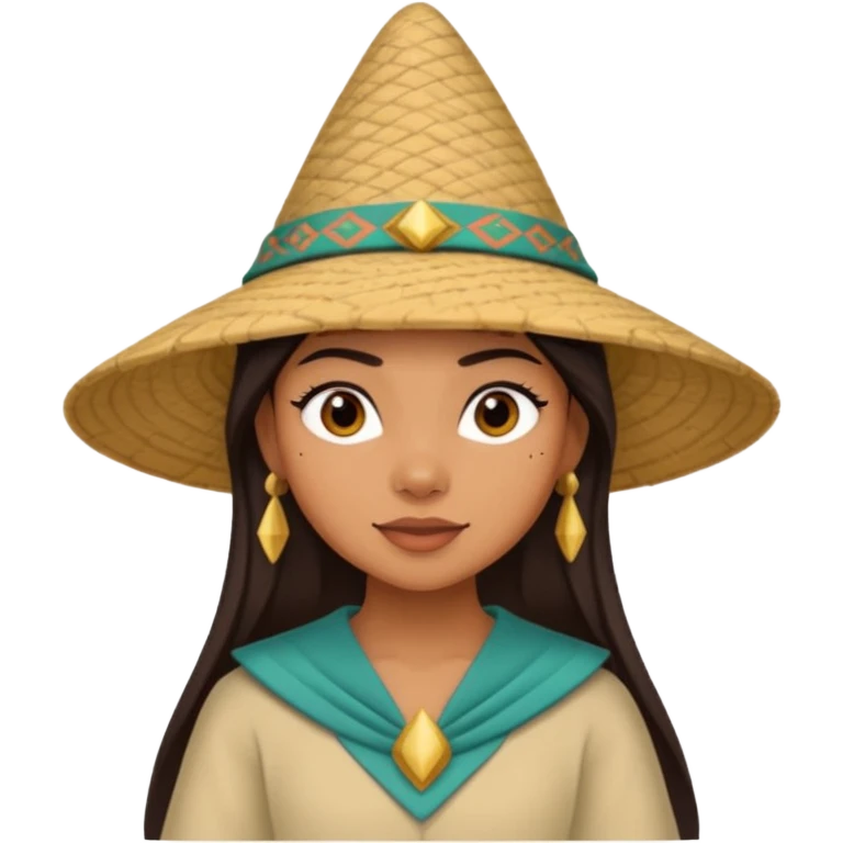 Disney raya with her pointed salakot hat emoji