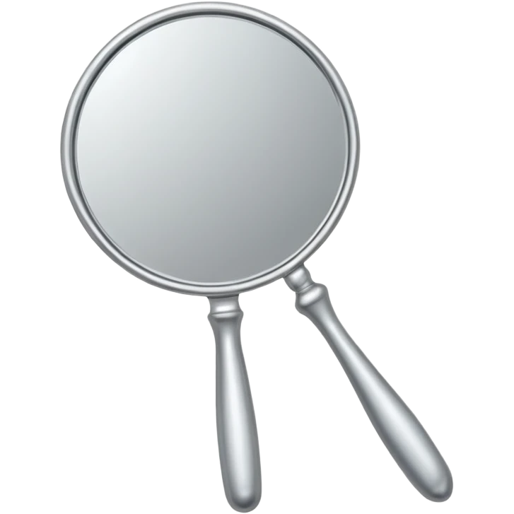 Hand mirror emoji