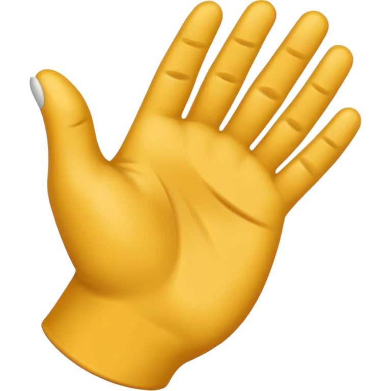 Emoji de una mano pegándole a un culo  emoji