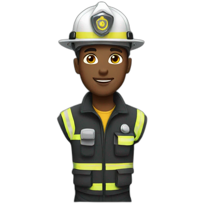 white firefighter emoji