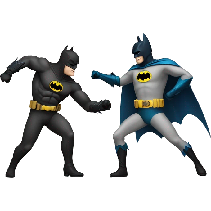 Batman con robin bailando emoji