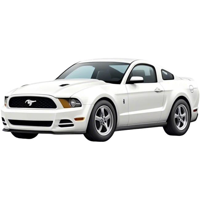 White Mustang emoji