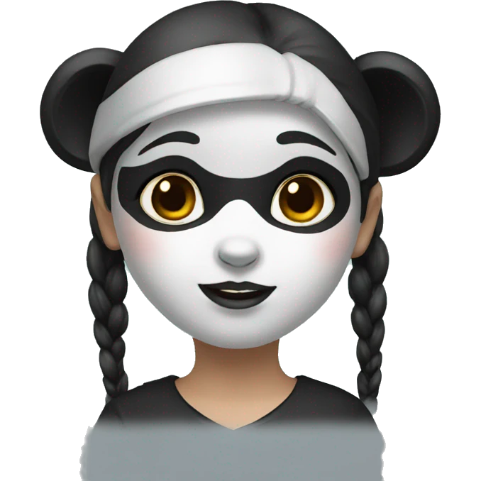 Panda girl emoji