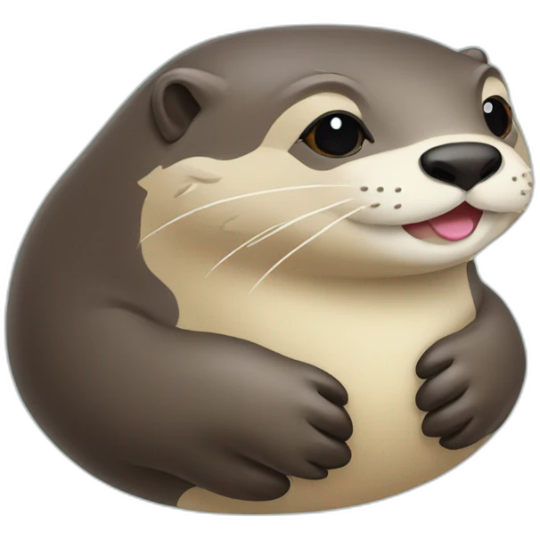 Loutre sur tortu emoji