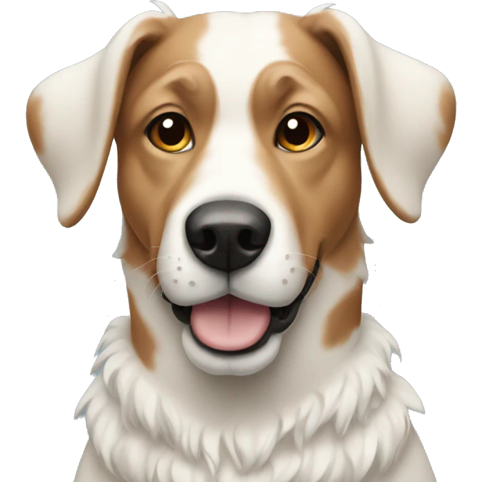 Dog in winter emoji