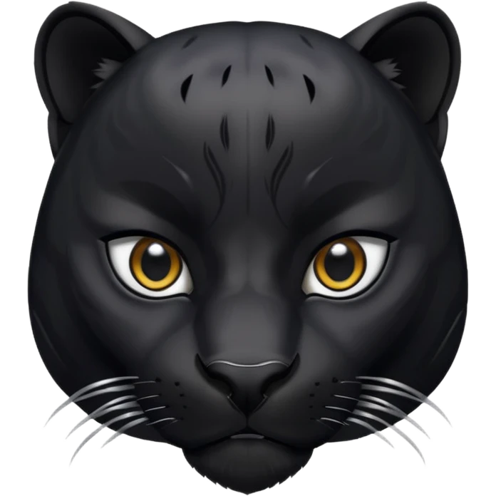 black panther face emoji