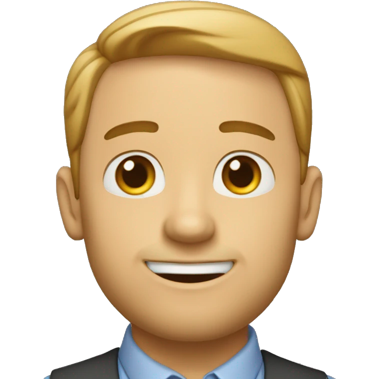 faça o Aaron Beck curtindo um post emoji