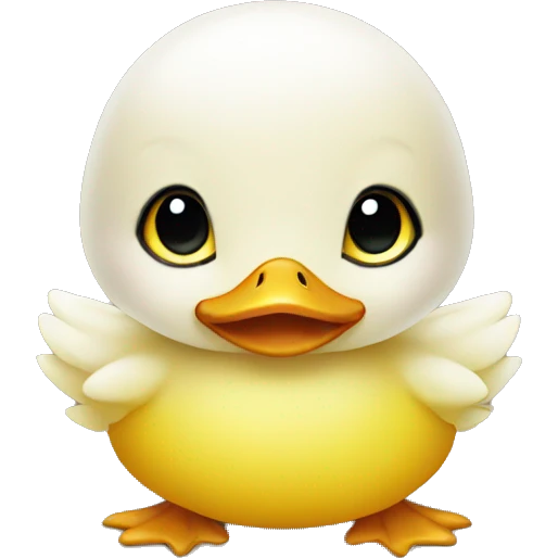 a baby duck emoji