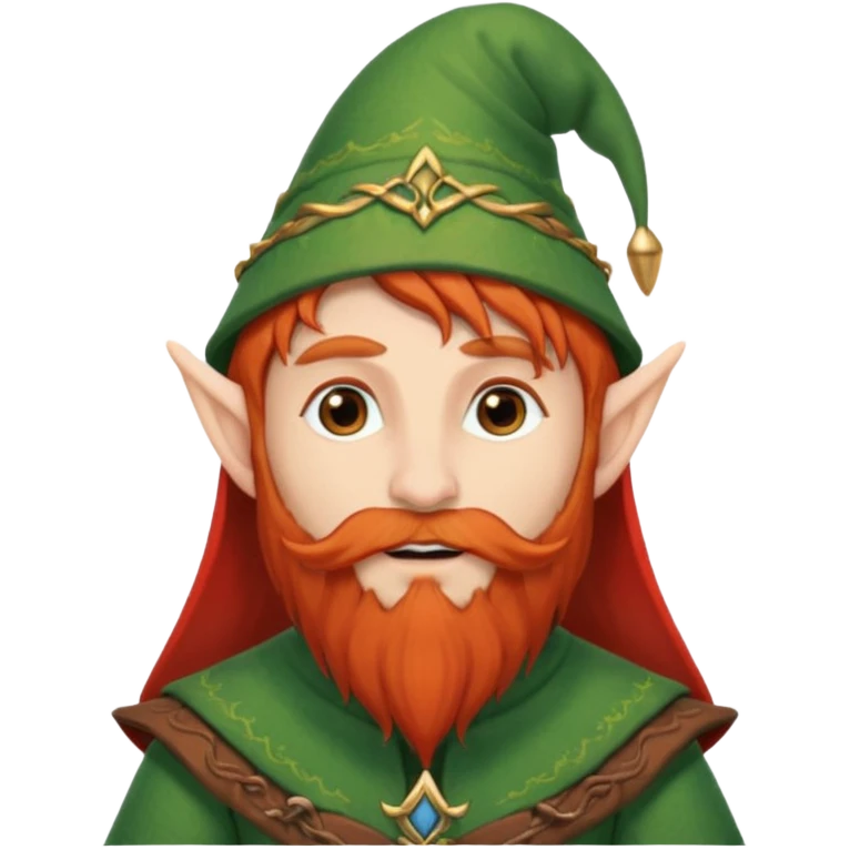 long red bearded elf emoji
