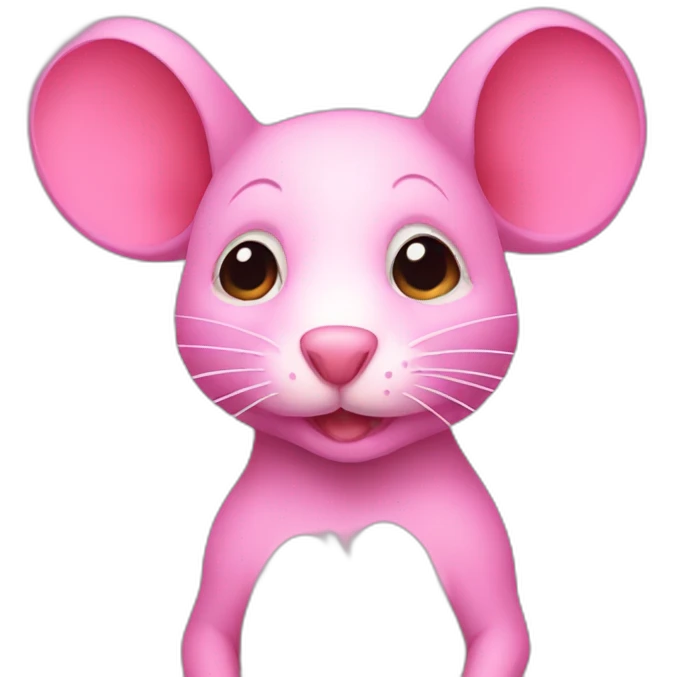 Pink-rat emoji