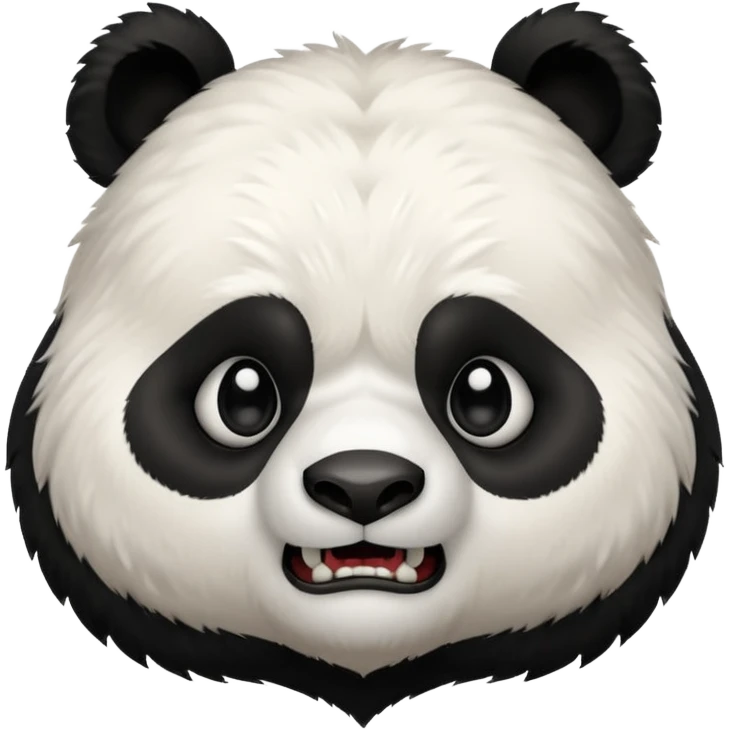 Agressive panda emoji emoji