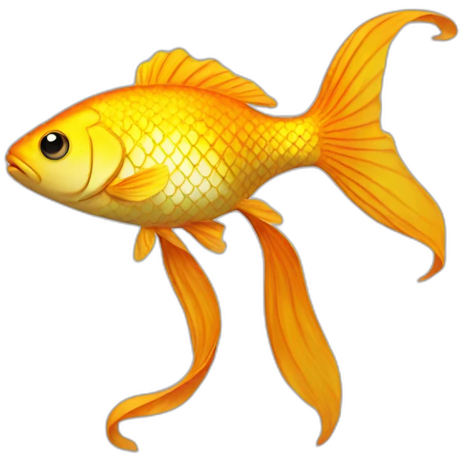 golden fish emoji