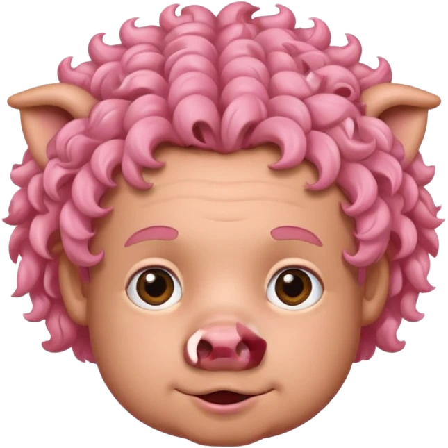 Militar con cara de cerdo emoji