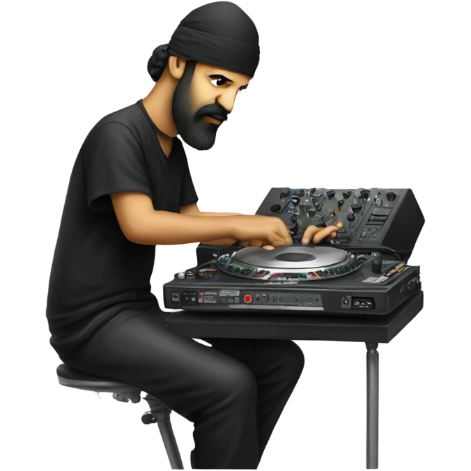 Kim thayil playing DJ emoji