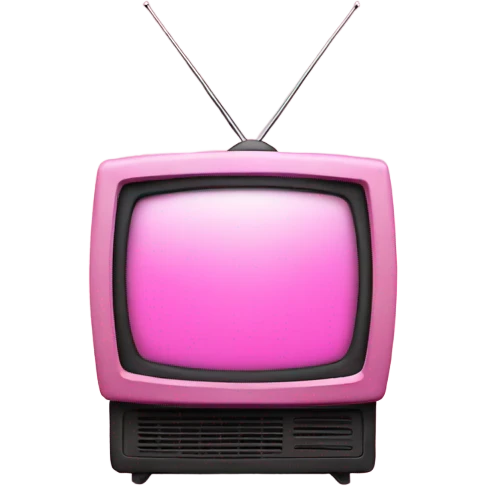 Pink tv emoji