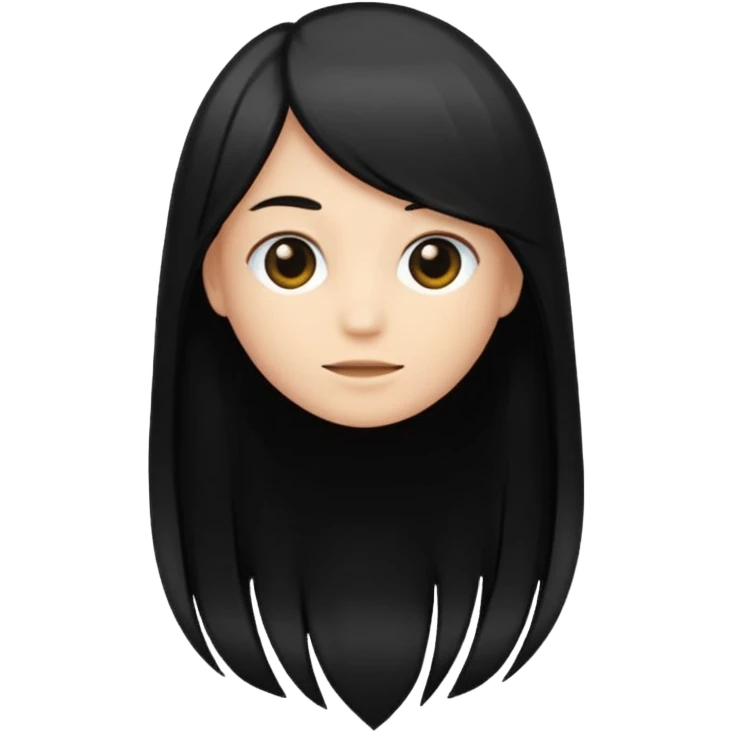 single hair emoji
