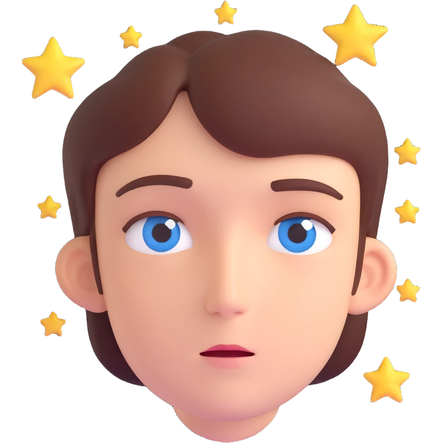 person with stars in their eyes emoji