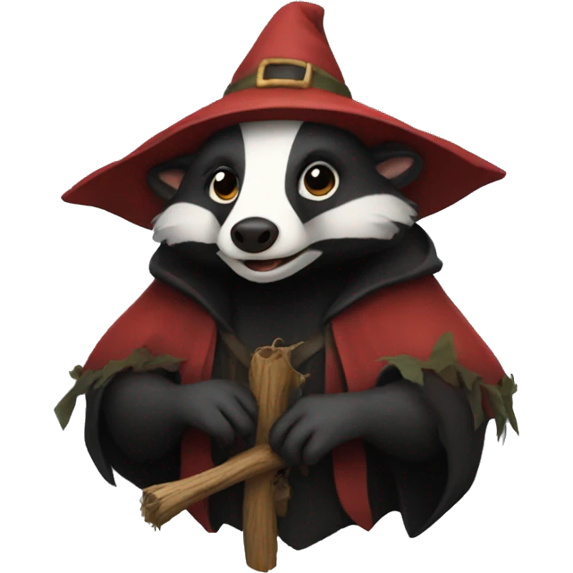 badger witch emoji