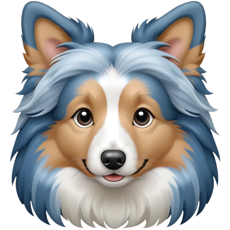 Blue Merle Sheltie emoji