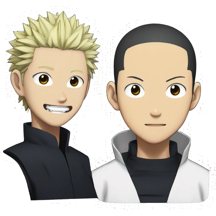 gojo and sukuna from jujutsu kaisen emoji