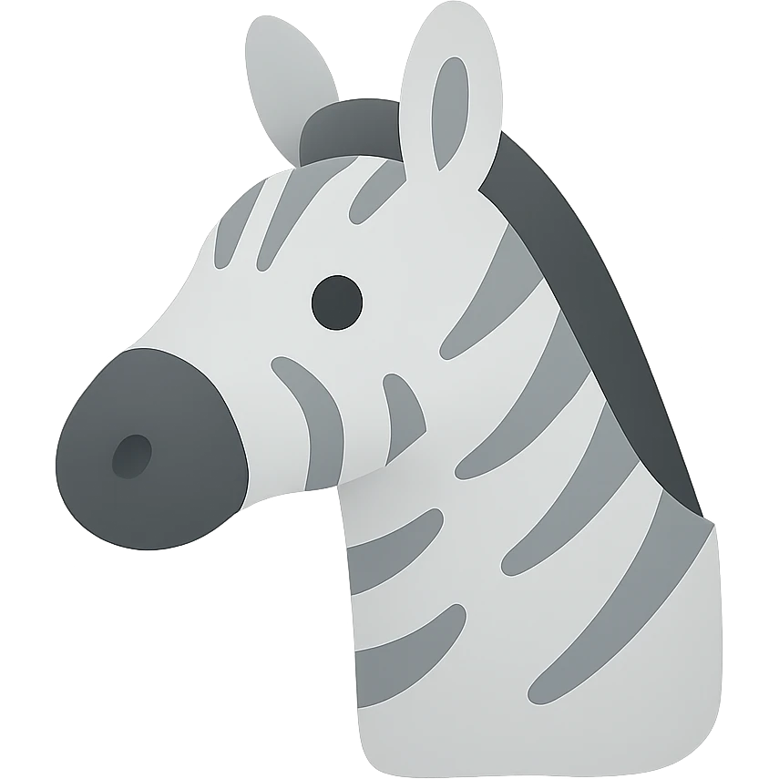 Zebra emoji