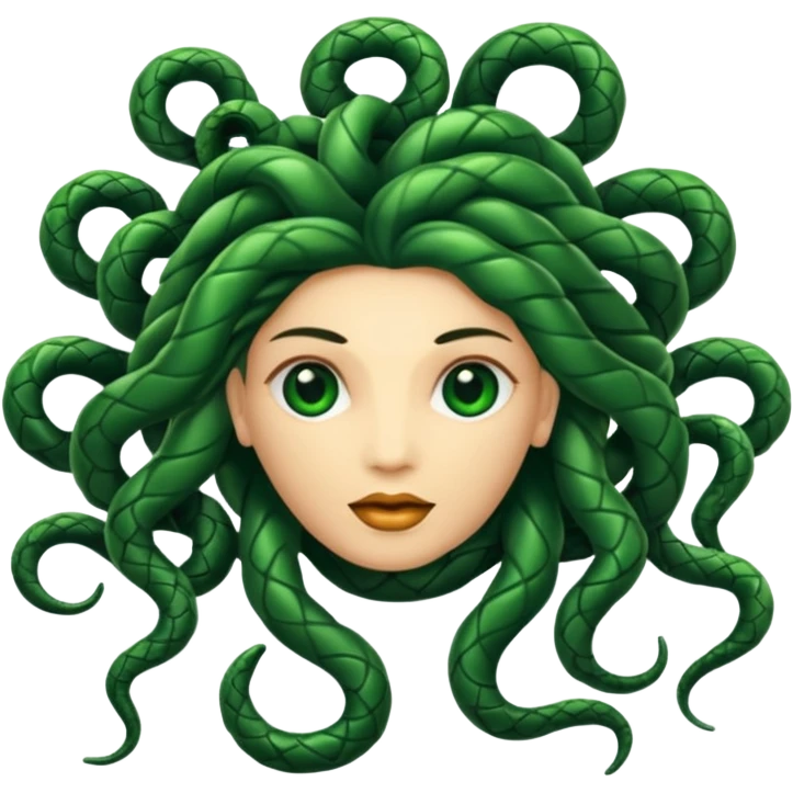medusa hair emoji