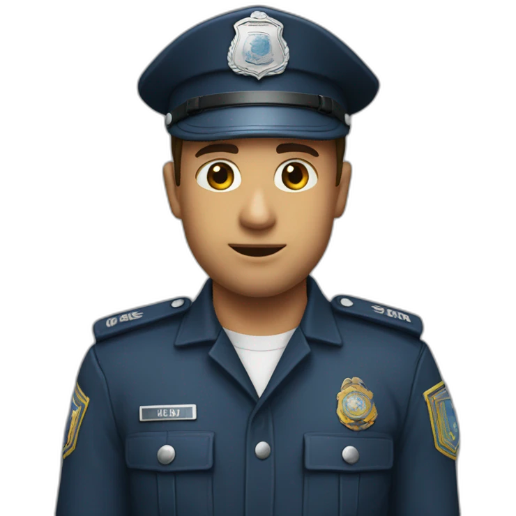 Un policier frzncais emoji
