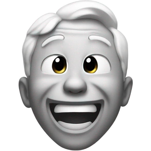 sarcastic laughing emoji