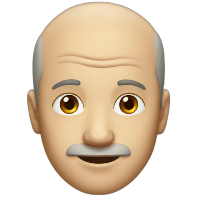 Balding man emoji