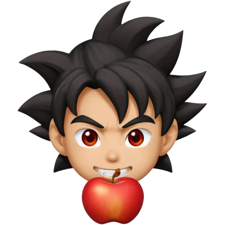 combine a fruit and goku emoji