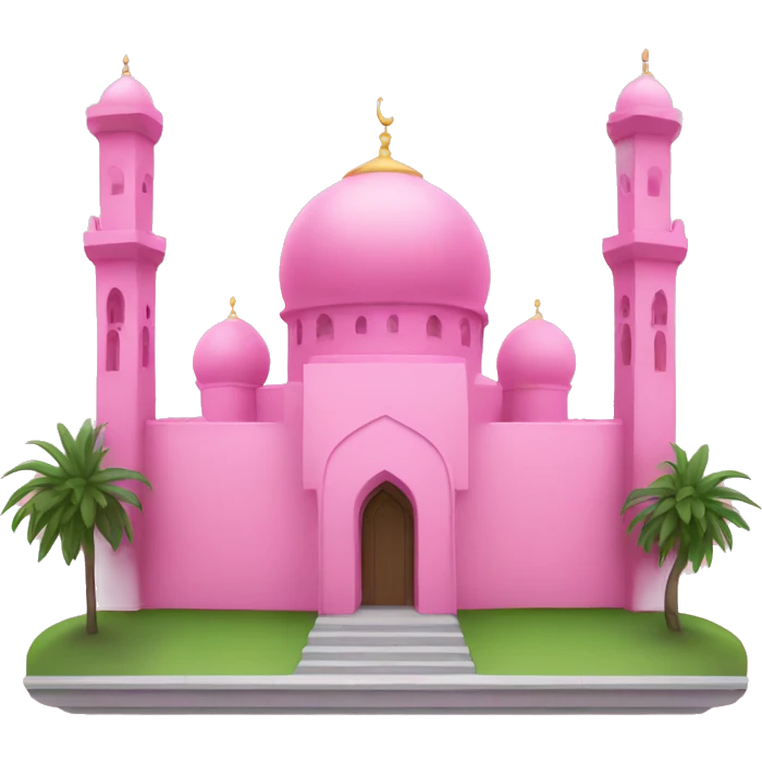 Pink mosque emoji