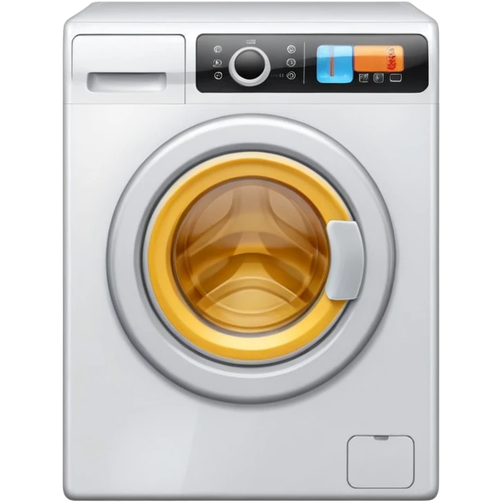 filled with laundry washing machine emoji