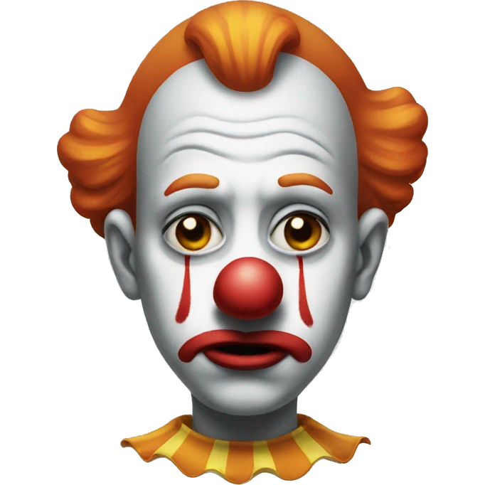 sad clown emoji