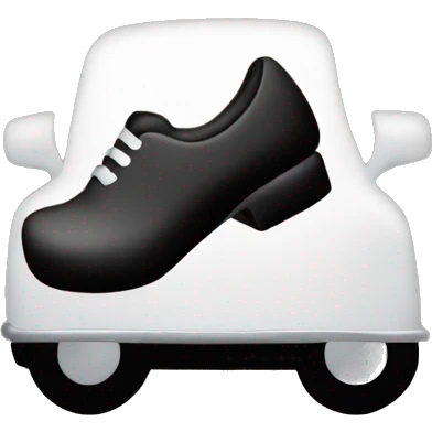 heels pressing car pedal emoji
