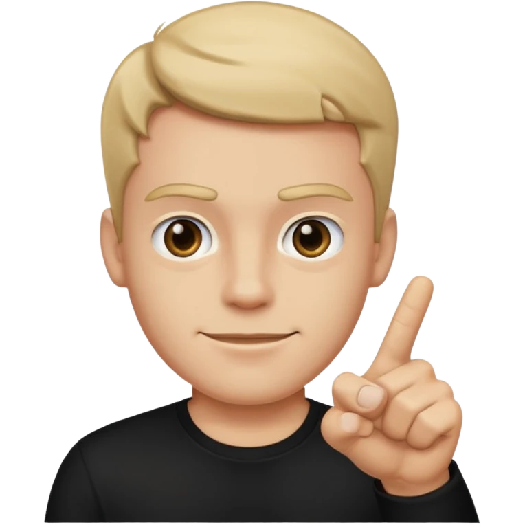 Guy pointing directly at camera smug face emoji