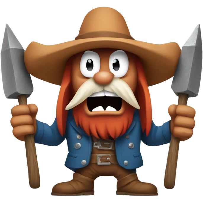 Yosemite Sam with hammers  emoji